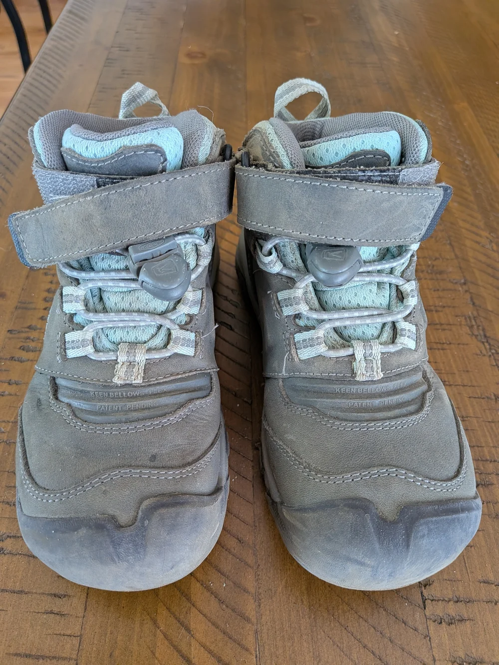 KEEN RIDGE FLEX MID WATERPROOF CHILDREN grey/blue tint